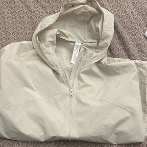 ALO Yoga Cream Hooded Jacket